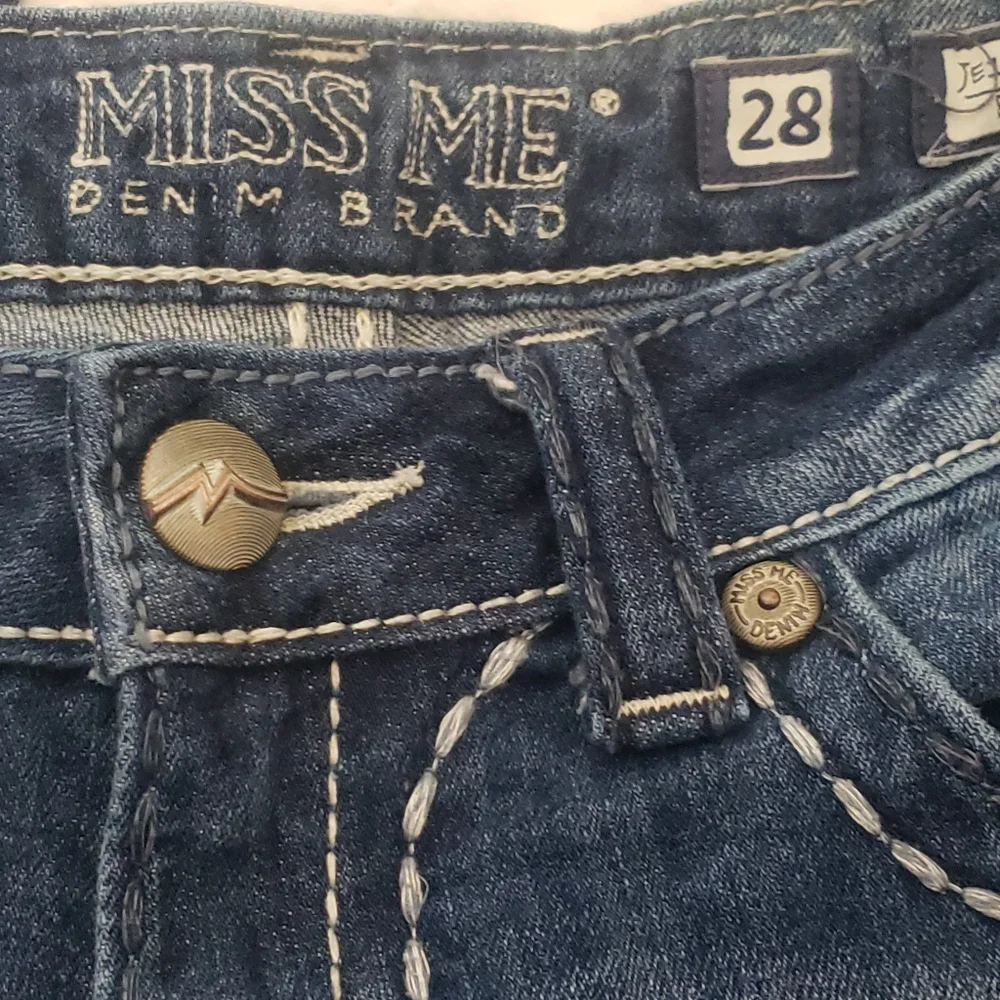 Miss Me Sz 28 JE1045BX Boot Cut Jeans for Buckle **Altered** - Picture 7 of 16